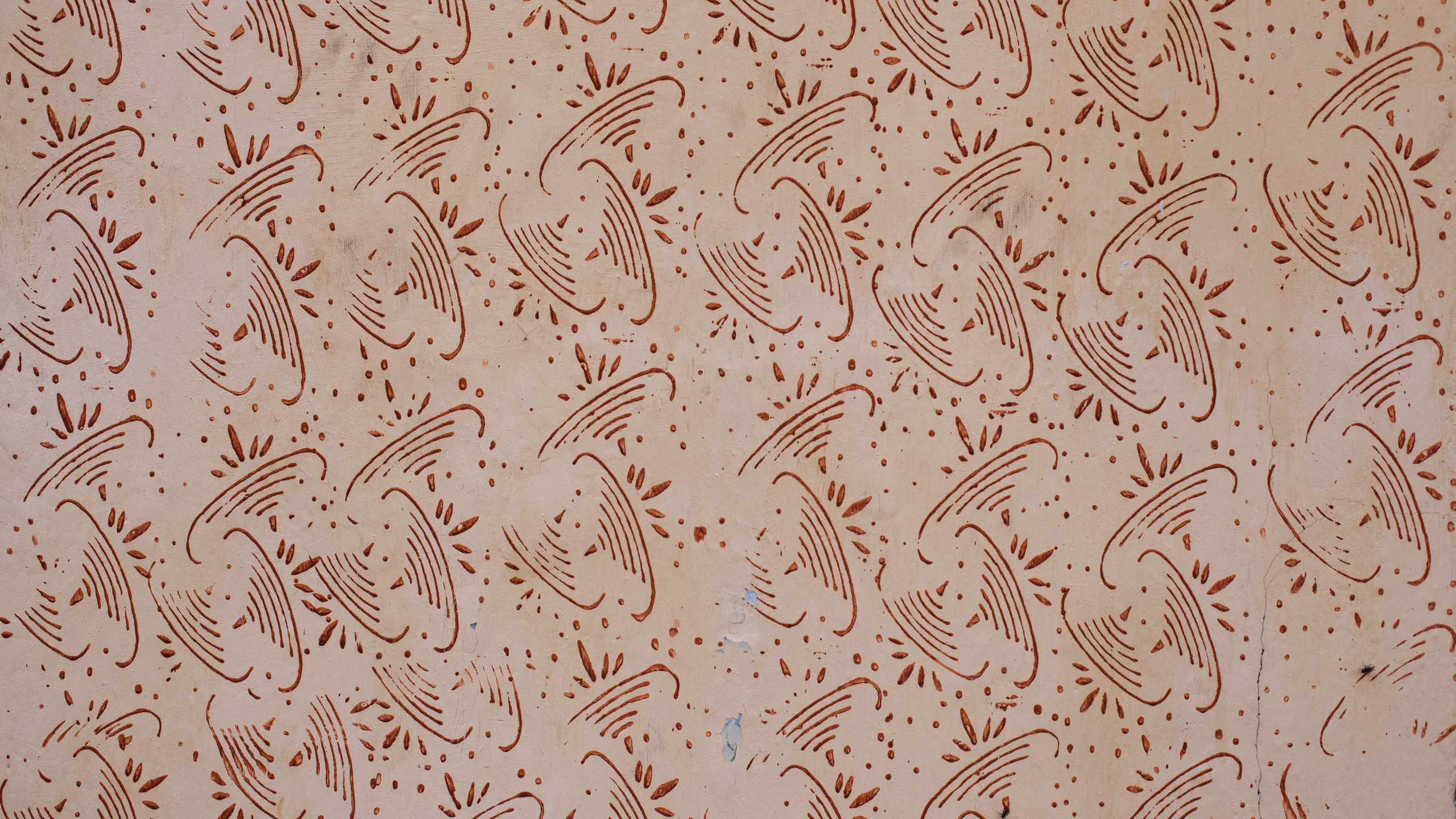 Обои узор, стена, ткань, материал, краска в разрешении 2560x1440