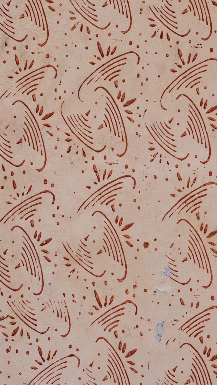 Обои узор, стена, ткань, материал, краска в разрешении 720x1280