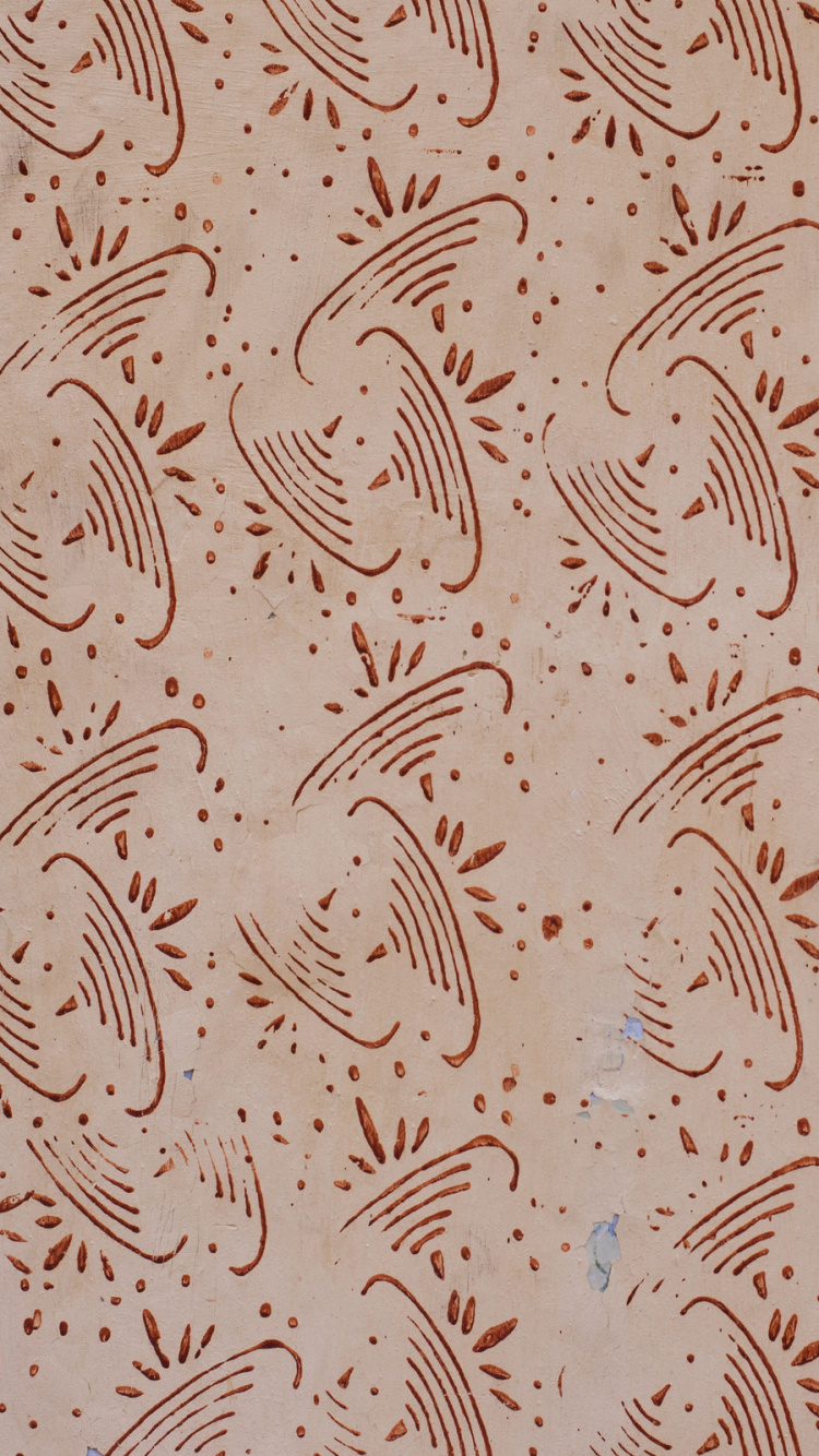 Обои узор, стена, ткань, материал, краска в разрешении 750x1334