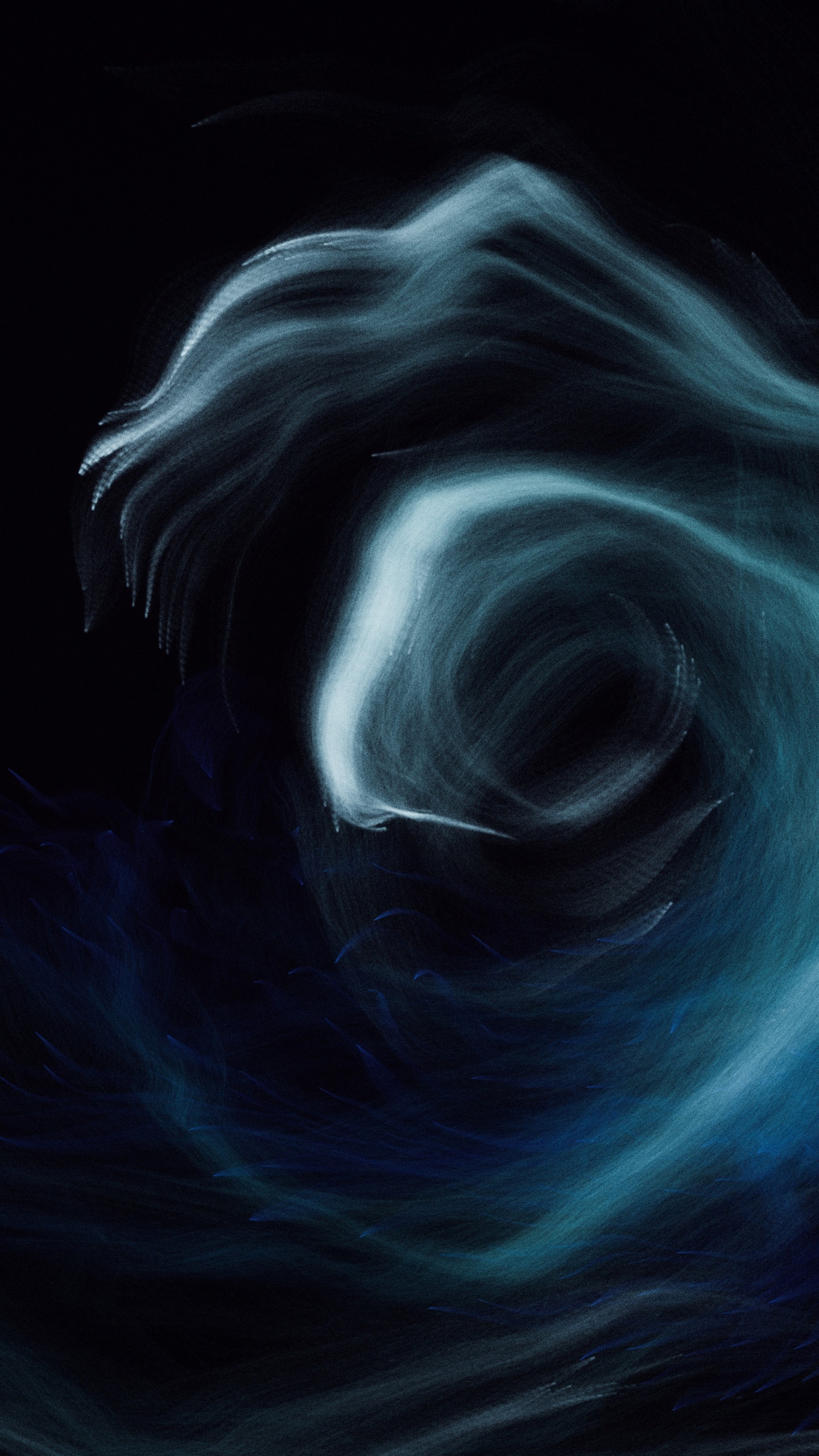 Обои темнота, графика, рисование, арт, иллюстрация в разрешении 1440x2560