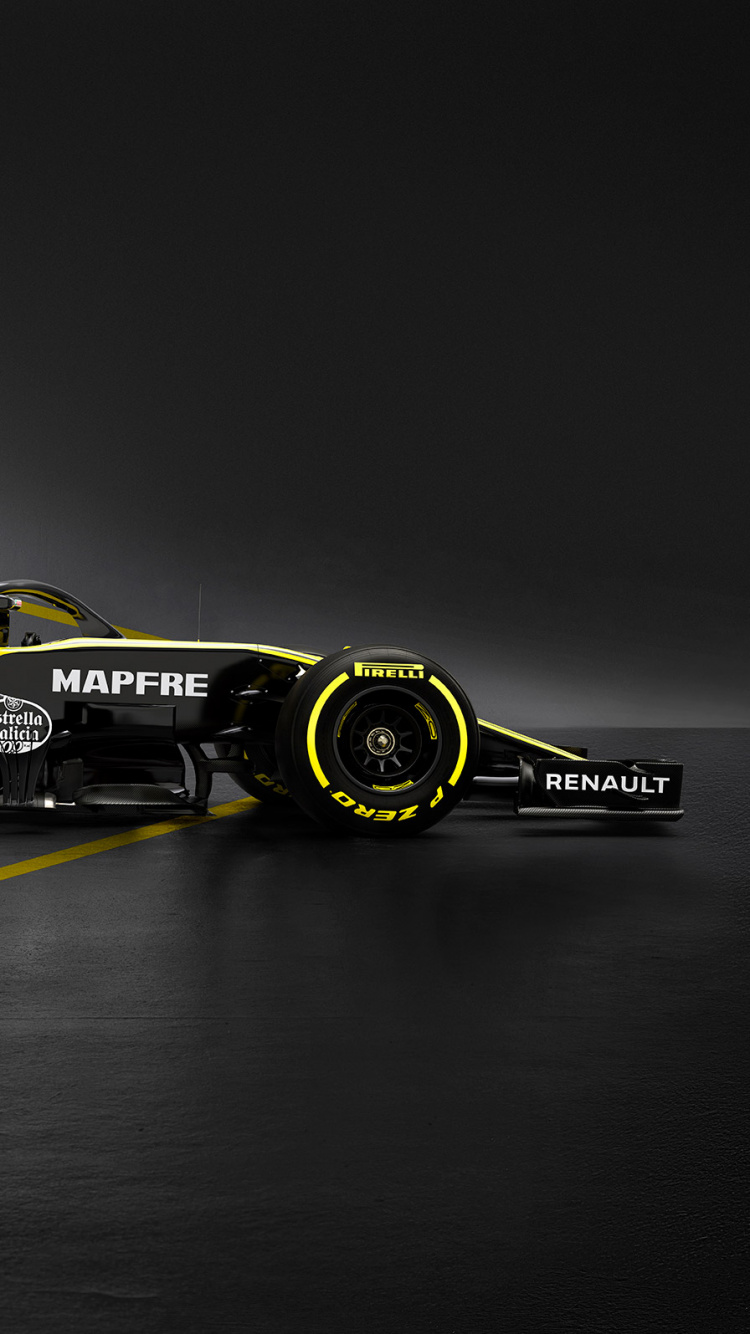 Обои Рено, авто, Рено Р 18, формула один автомобиль, автоспорт в разрешении 750x1334