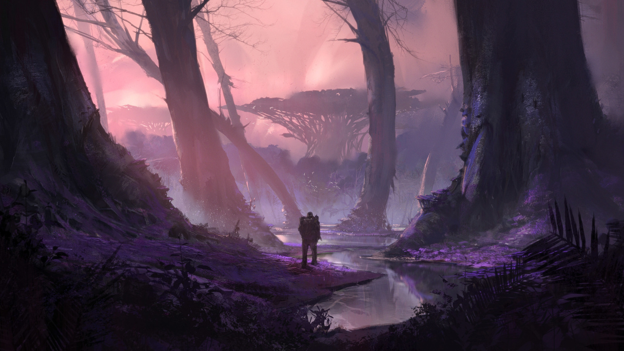 Обои цифровое искусство, концепт арт, иллюстрация, арт, рисование в разрешении 1280x720