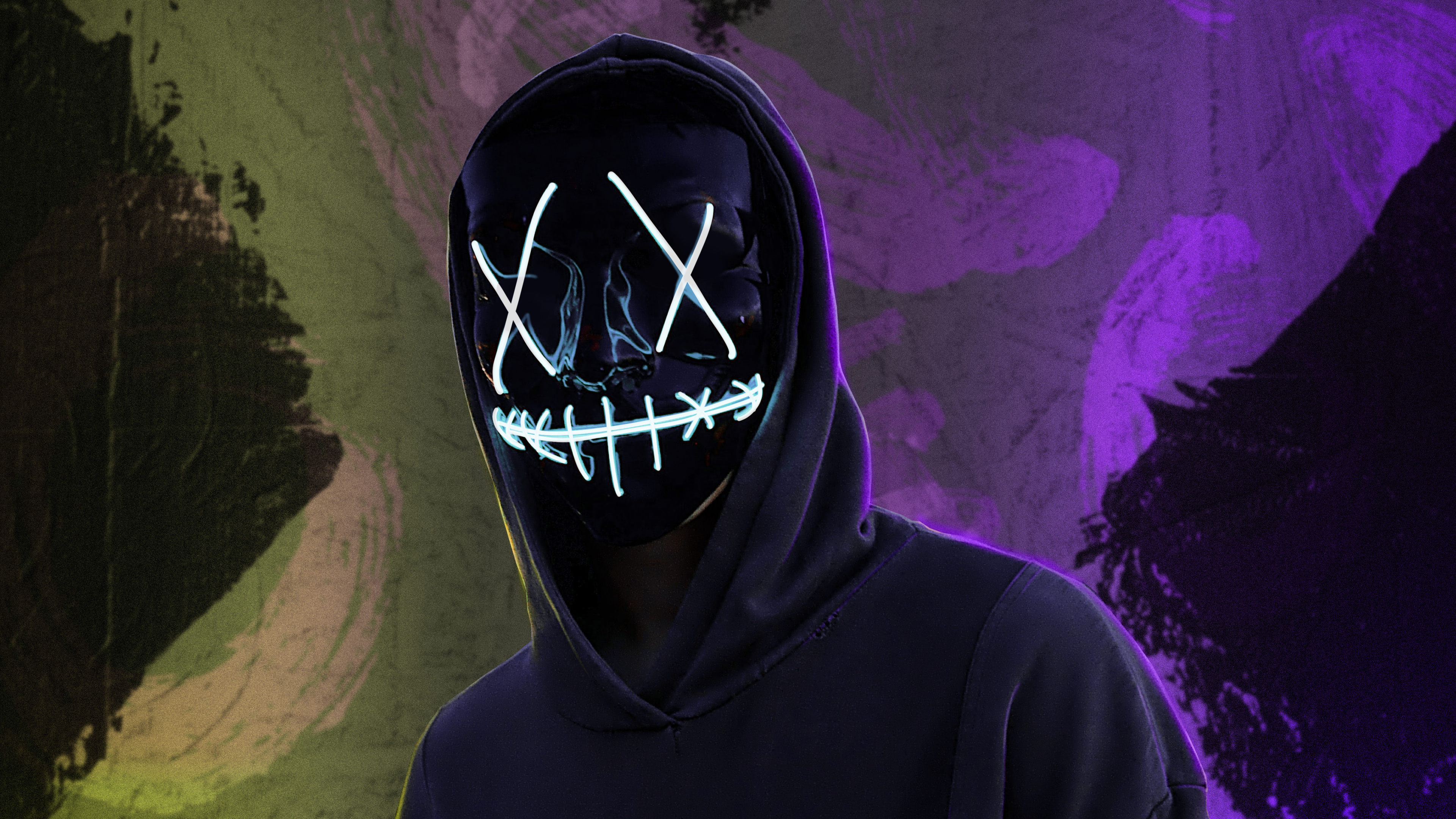 Обои темнота, физика, наука, пурпур, рукав в разрешении 3840x2160