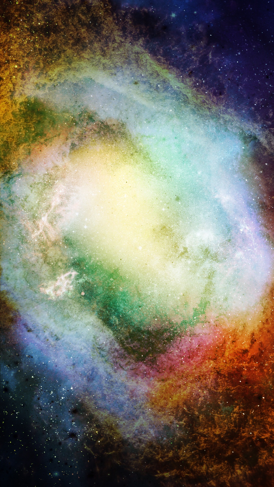 Обои природа, атмосфера, туманность, астрономический объект, арт в разрешении 1080x1920