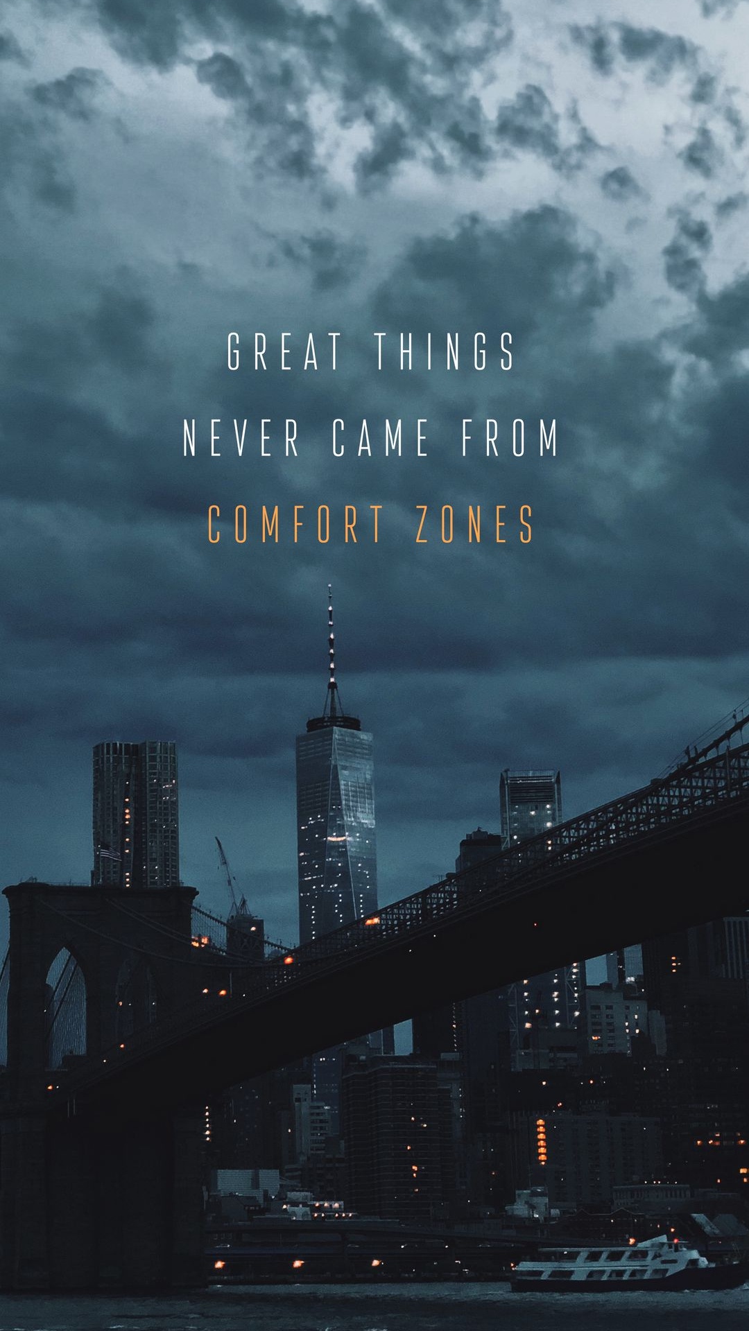 Обои облако, гора, вода, иллюстрация, атмосфера в разрешении 1080x1920