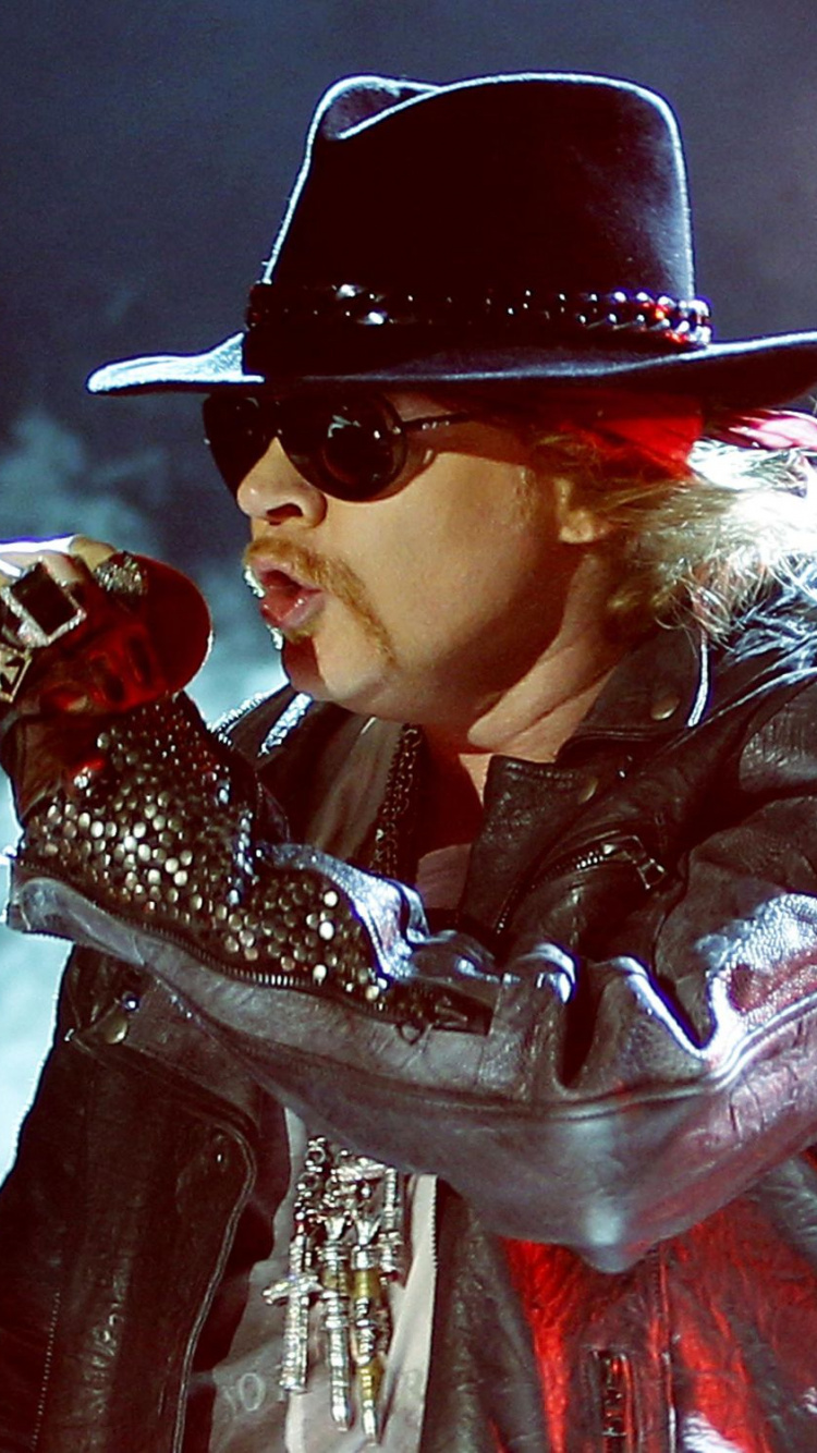 Обои Аксель Роуз, Guns N Roses, ac dc, Представление, музыкальный исполнитель в разрешении 750x1334
