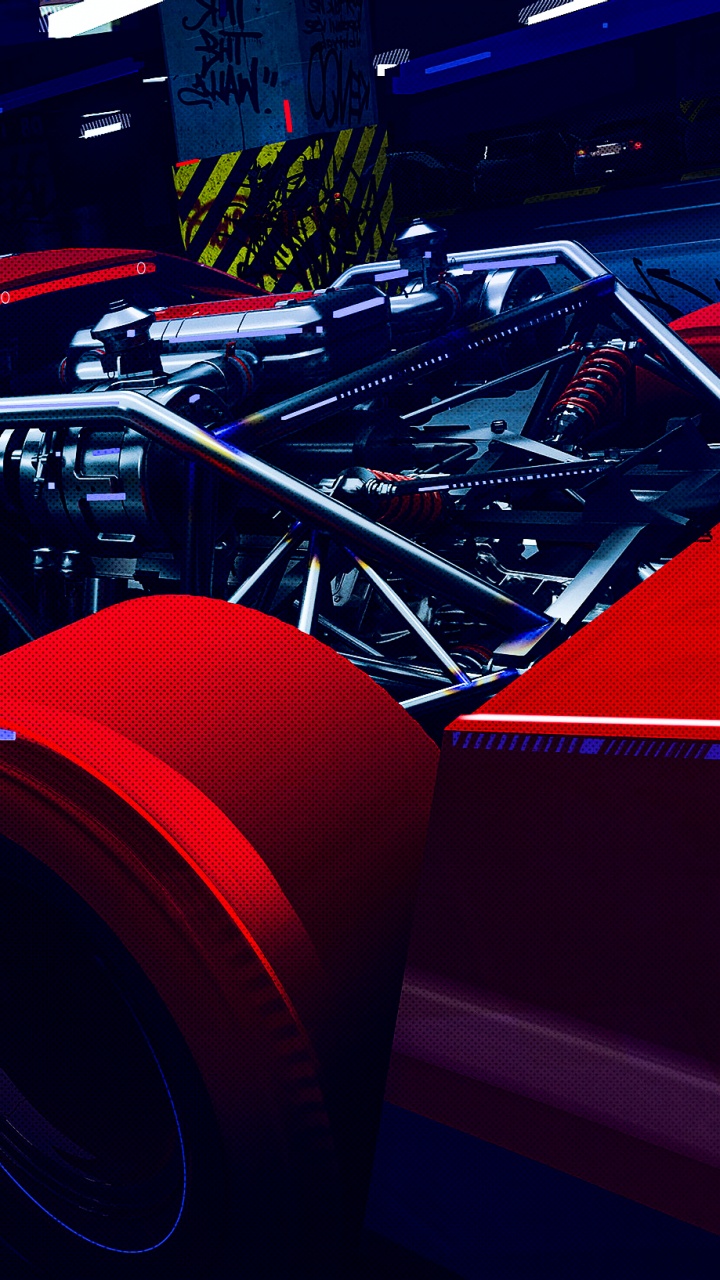 Обои Авто шоу, легковые автомобили, колесо, шина, капюшон в разрешении 720x1280