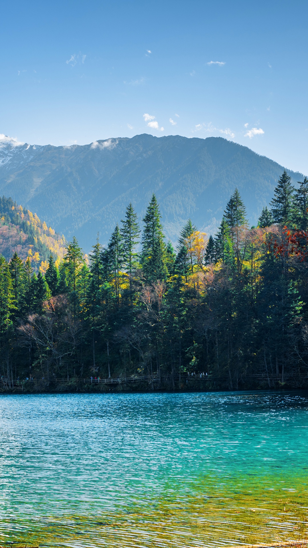 Обои природа, гора, вода, дикая местность, озеро в разрешении 1080x1920