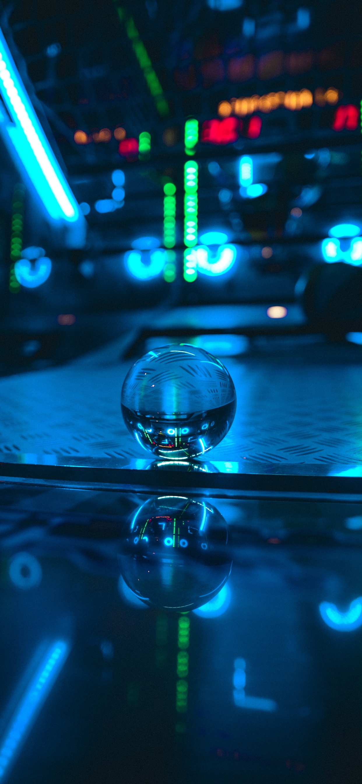 Обои синий, вода, зеленый, свет, электроника в разрешении 1242x2688