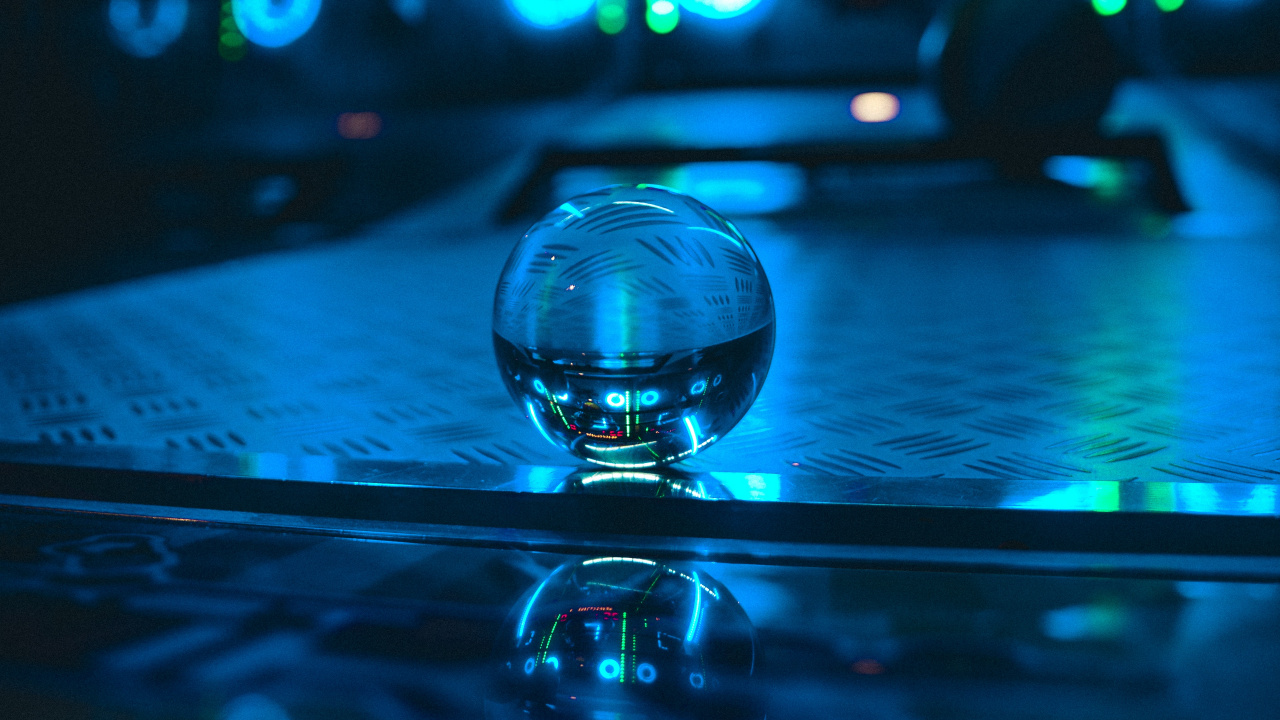 Обои синий, вода, зеленый, свет, электроника в разрешении 1280x720