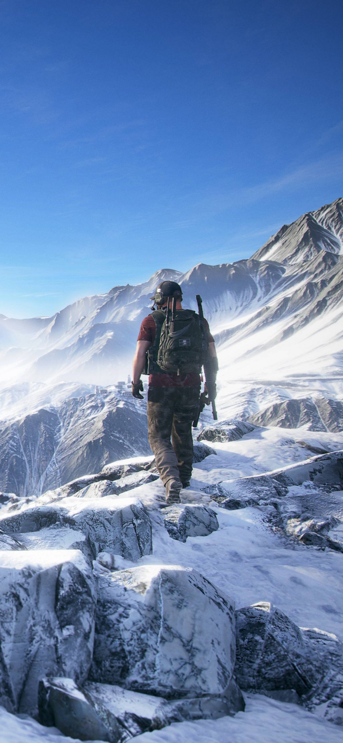 Обои tom clancys ghost recon wildlands, tom clancys ghost recon, ubisoft, тактический шутер, шутер в разрешении 1125x2436