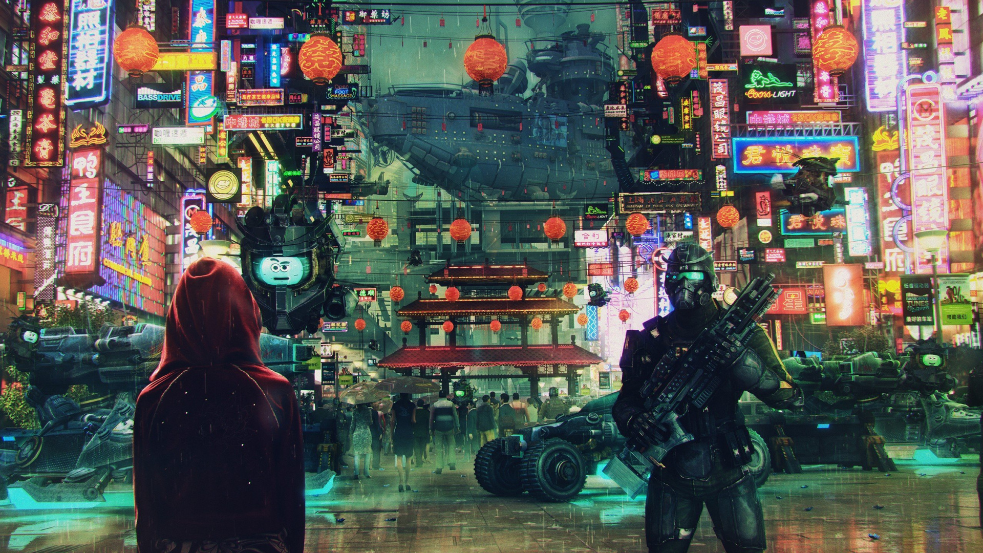 Cyberpunk 2077 город