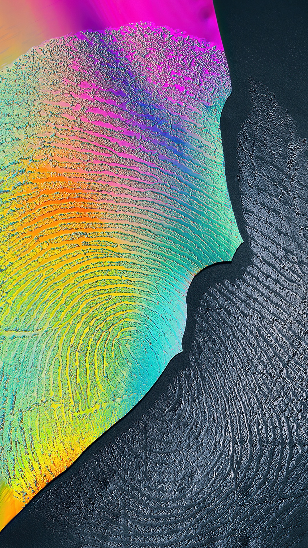 Обои крупный план, лазурный, склон, полутона и оттенки, электрик в разрешении 1080x1920