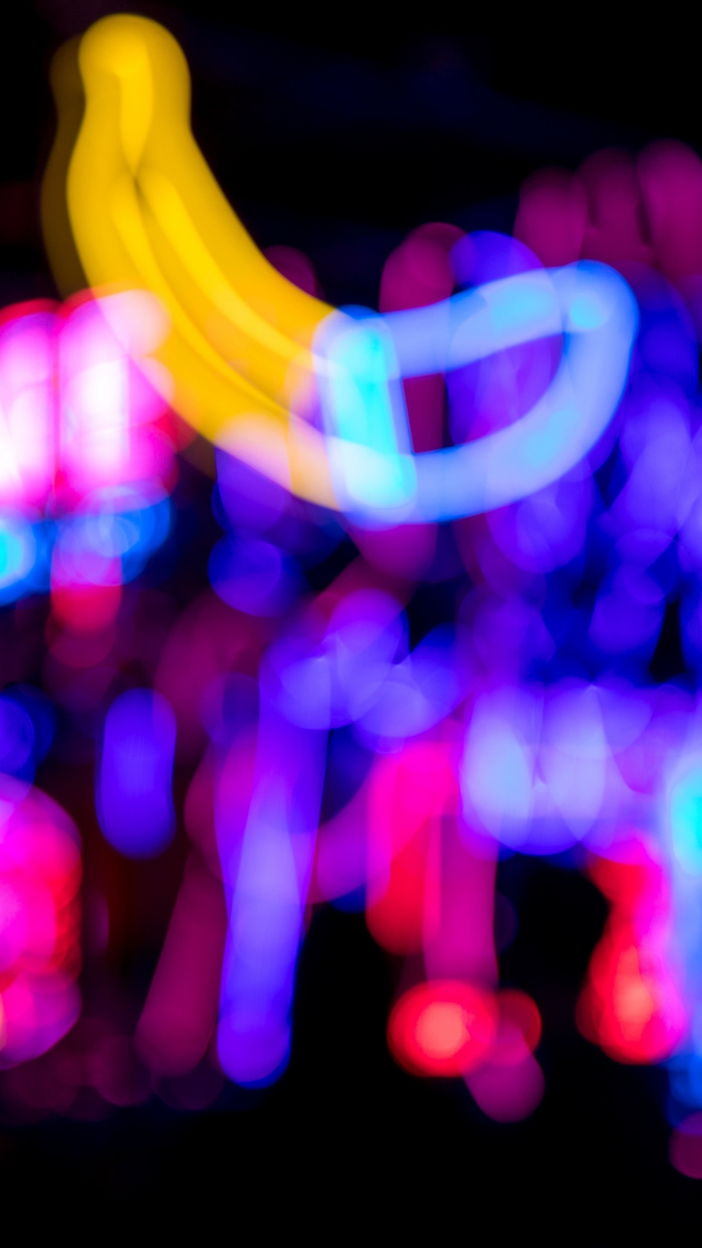 Обои свет, красочность, пурпур, Фиолетовый, газ в разрешении 1440x2560