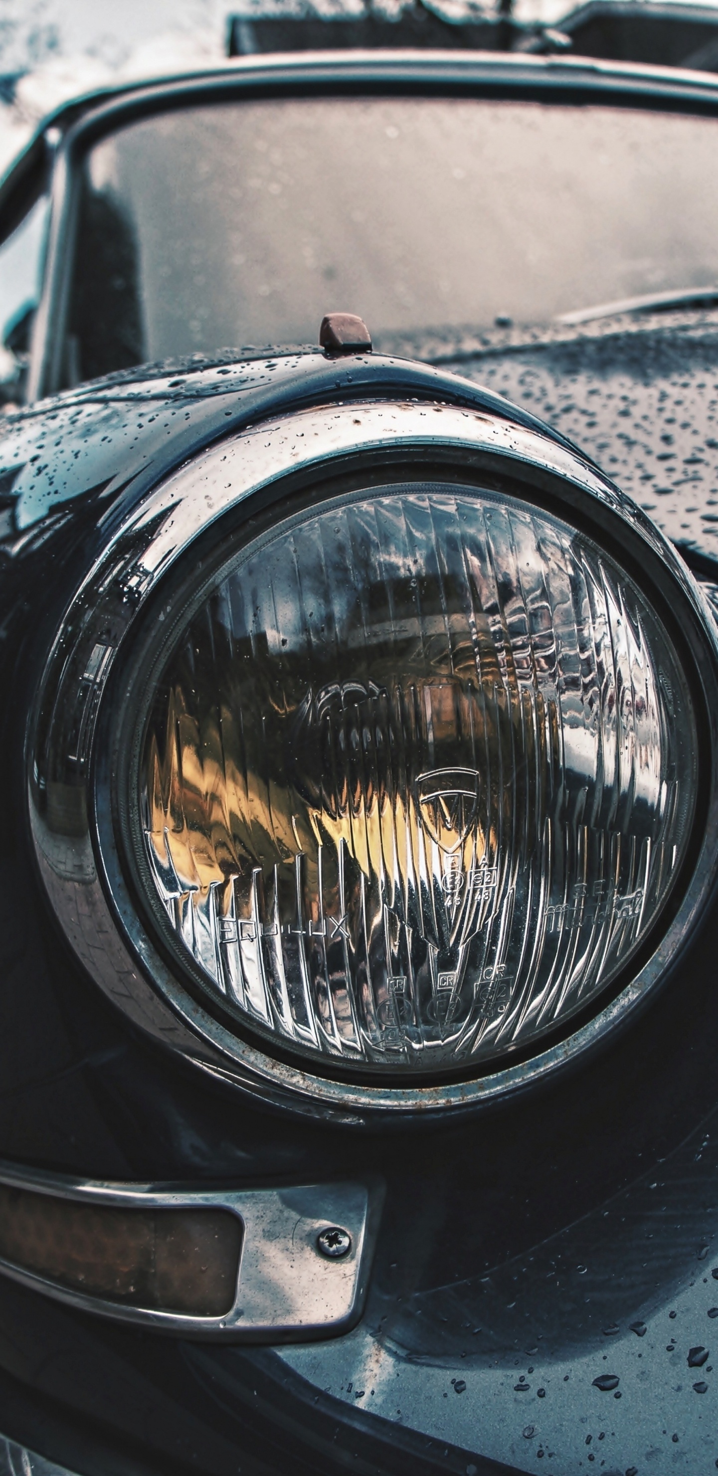 Обои авто, классический автомобиль, подержанный автомобиль, фара, старинная машина в разрешении 1440x2960