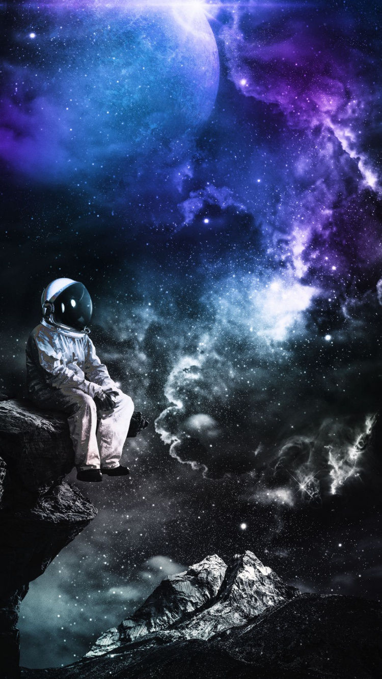 Обои атмосфера, Тикток, мир, туманность, арт в разрешении 750x1334