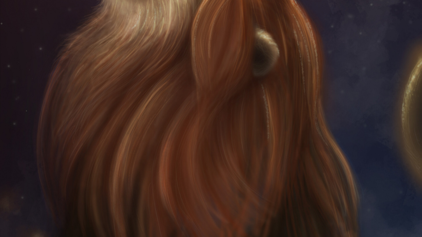 Обои печень, мифология, длинные волосы, Хиллы Флорист, иллюстрация в разрешении 1366x768