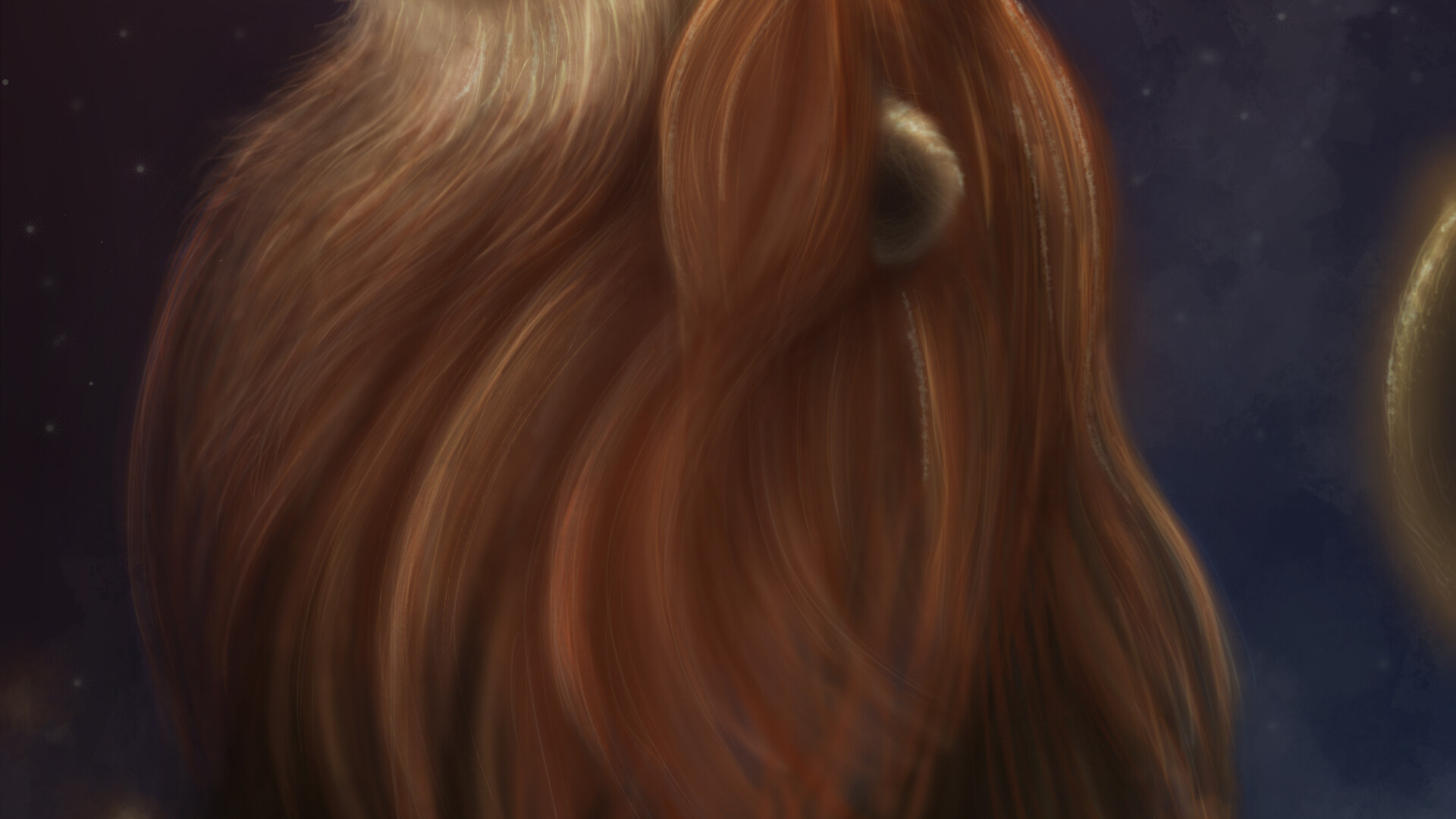 Обои печень, мифология, длинные волосы, Хиллы Флорист, иллюстрация в разрешении 1920x1080