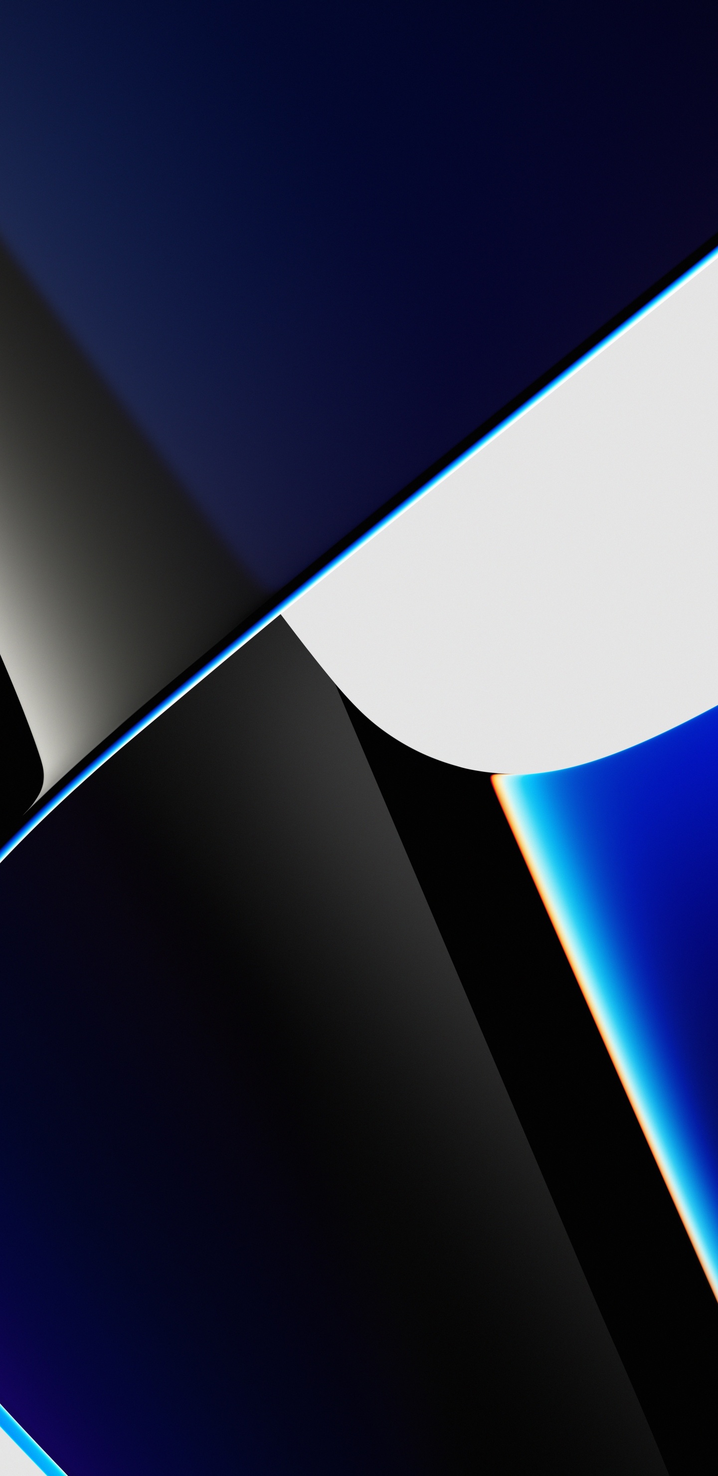 Обои New 2021 MacBook Pro (Chroma-Blu) Оригинальные обои в Ultra HD в разрешении 1440x2960