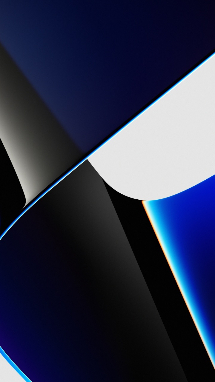 Обои New 2021 MacBook Pro (Chroma-Blu) Оригинальные обои в Ultra HD в разрешении 720x1280