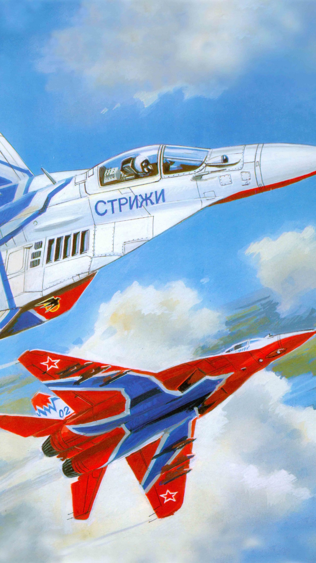 Обои самолеты, самолет, авиация, истребительная авиация, военный самолет в разрешении 1080x1920