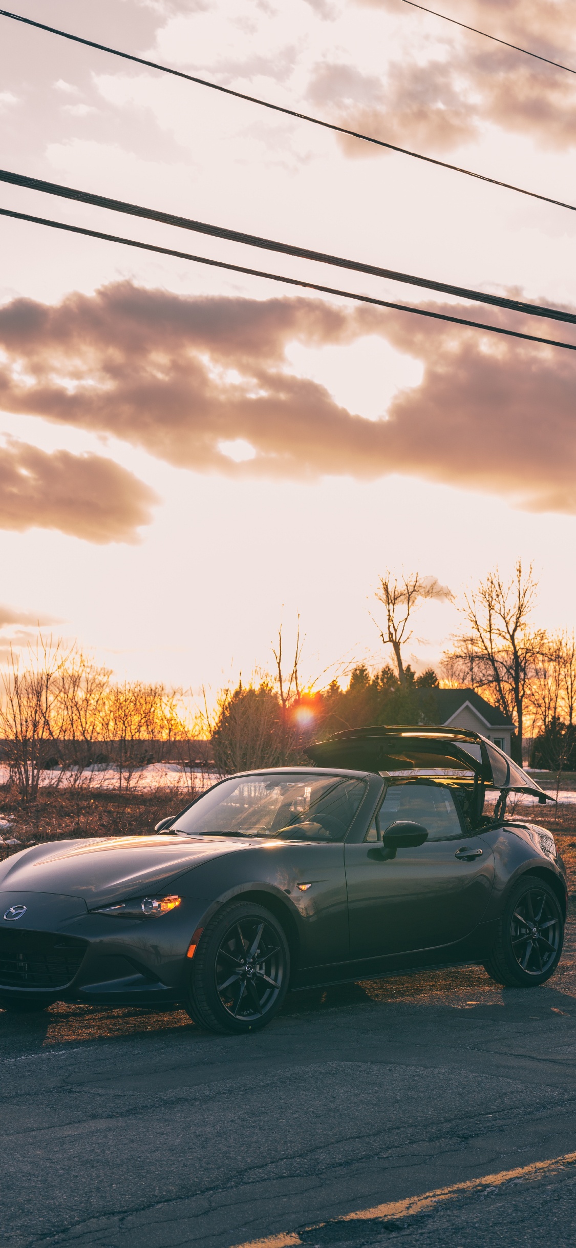 Обои Mazda Motor Corporation, авто, Мазда, спорткар, автомобильный экстерьер в разрешении 1125x2436