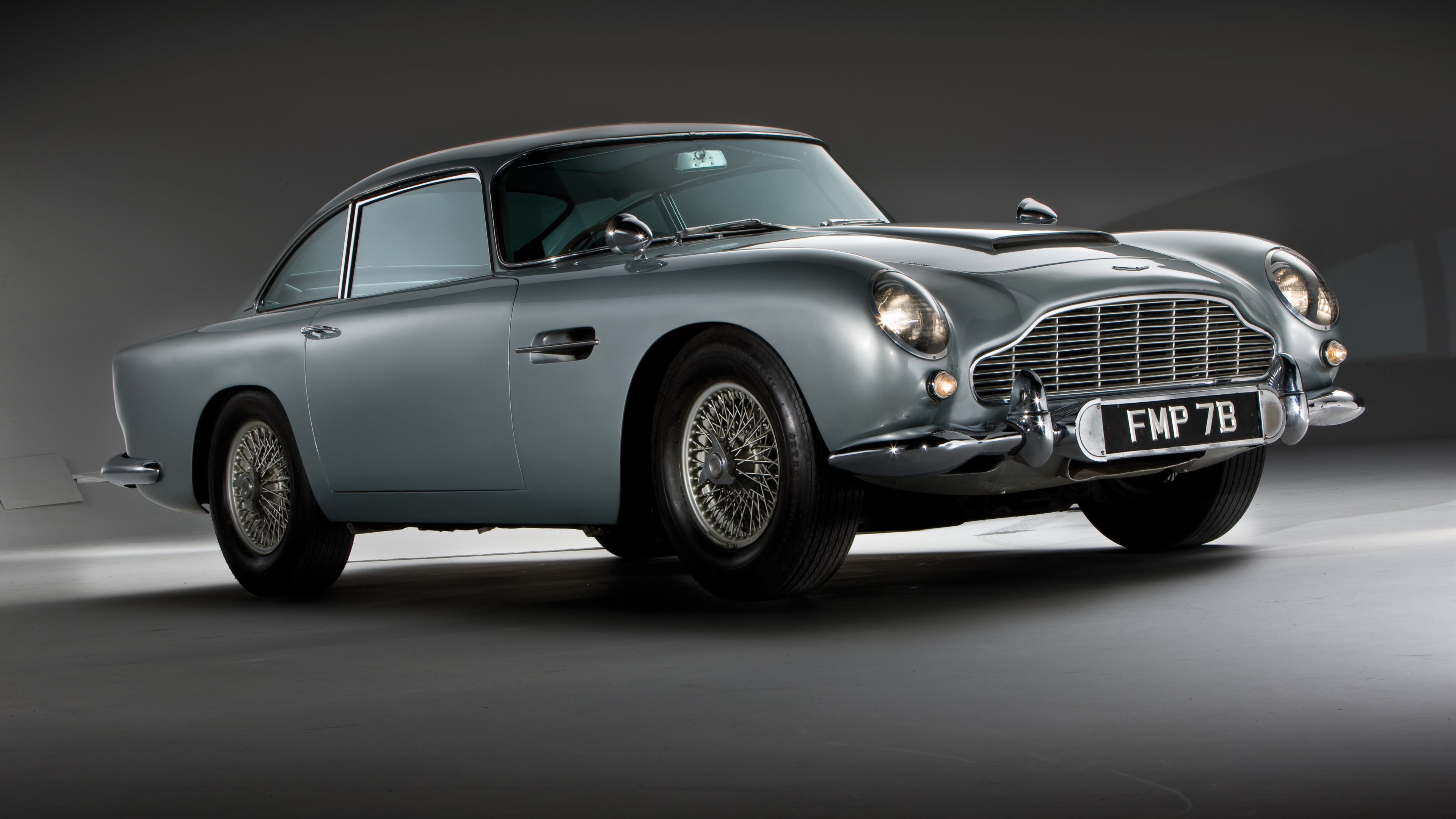 Обои aston martin db5, Астон Мартин, Джеймс Бонд, спорткар, Астон Мартин дбс в разрешении 3840x2160