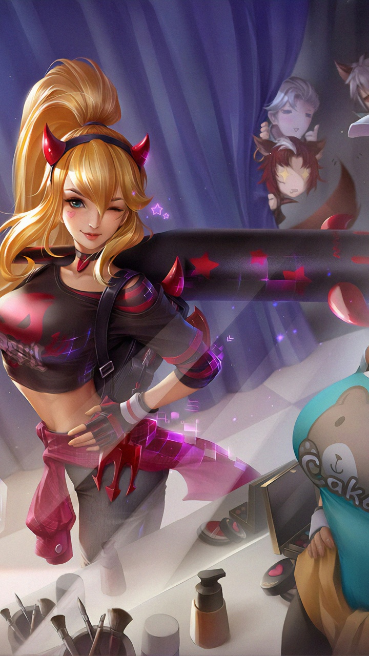 Обои фигурка, иллюстрация, приключенческая игра, фикция, цвет в разрешении 720x1280