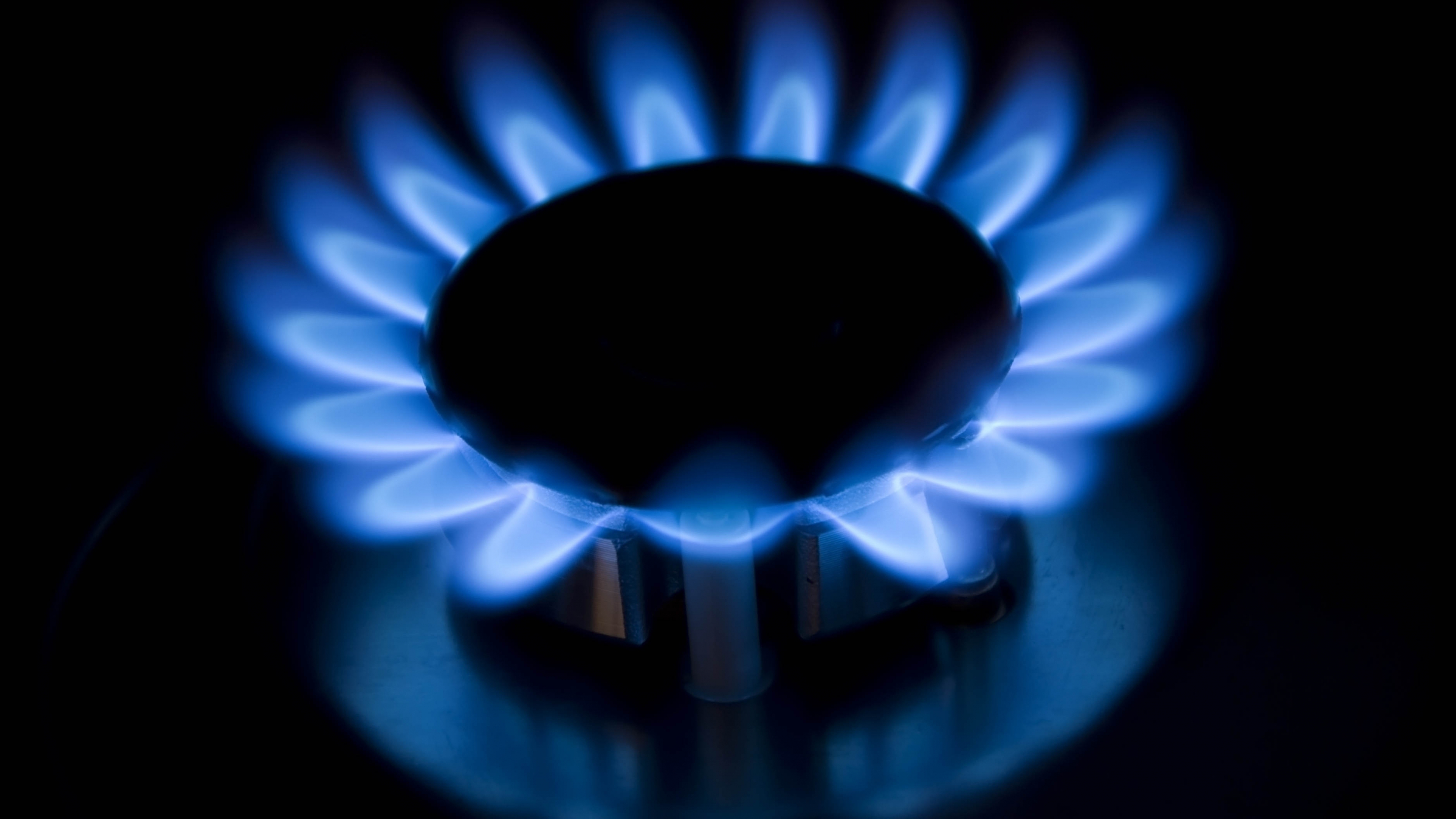 Обои кухонная плита, синий, электрик, макро фото, макросъемка в разрешении 3840x2160