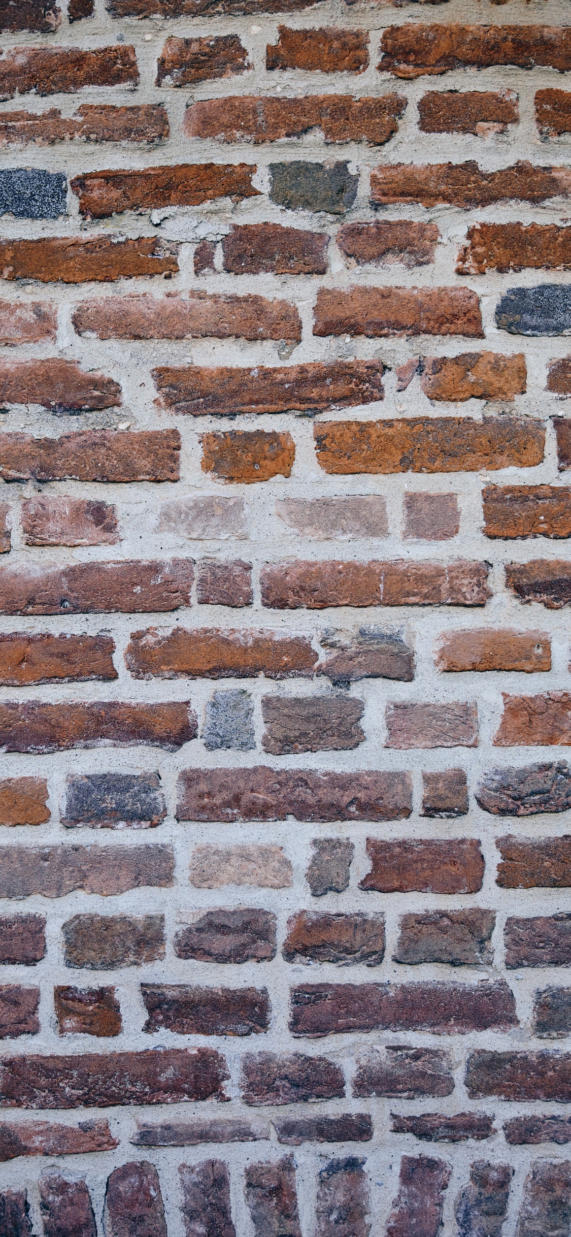 Обои кирпич, кирпичная кладка, стена, каменная стена, каменщик в разрешении 1125x2436