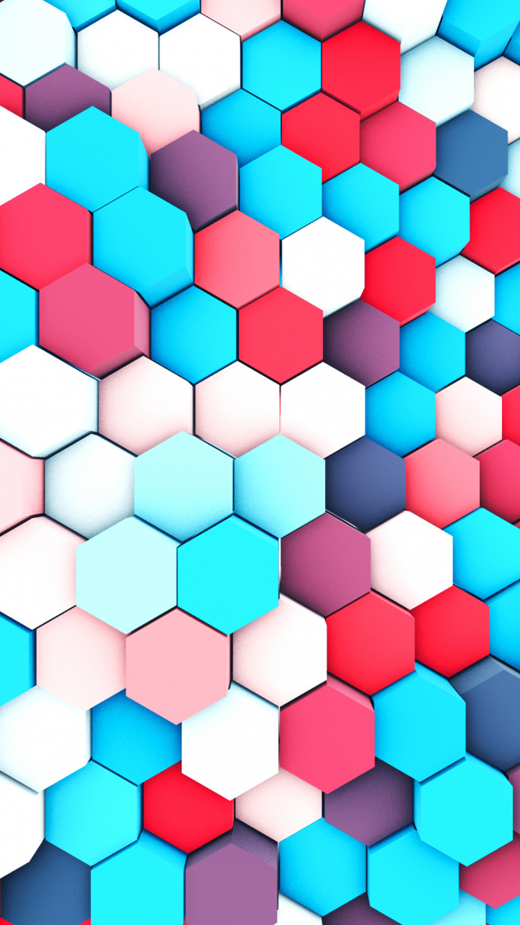 Обои узор, симметрия, дизайн, математика, геометрия в разрешении 750x1334