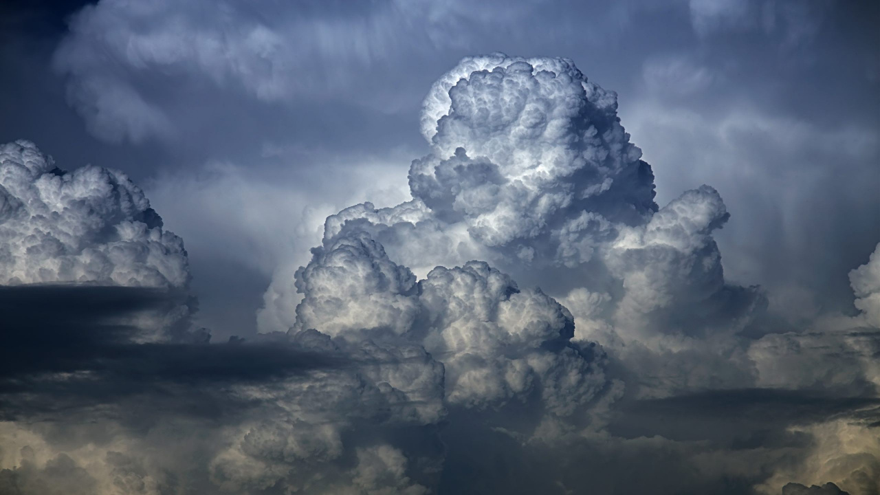 Обои облако, кучевое облако, дневное время, атмосфера, небо в разрешении 1280x720