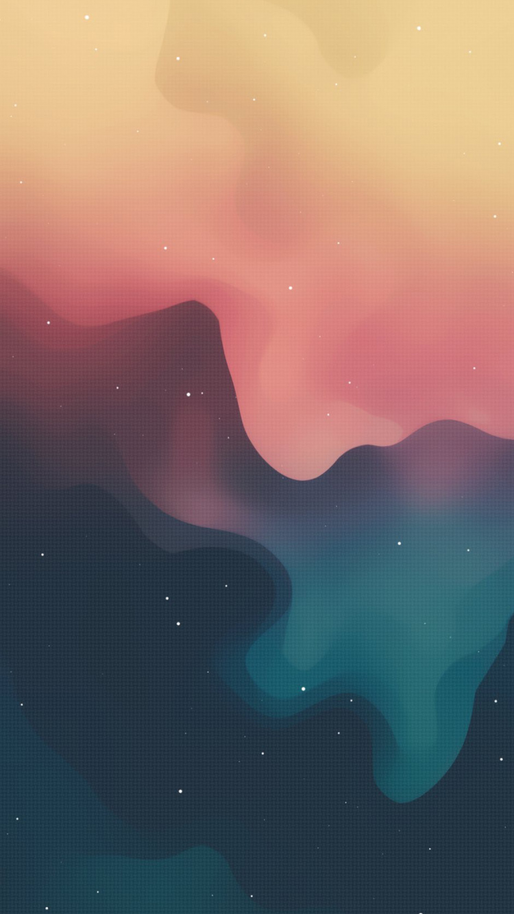 Обои xiaomi mi 10, яблоко, атмосфера, нагорье, красочность в разрешении 750x1334