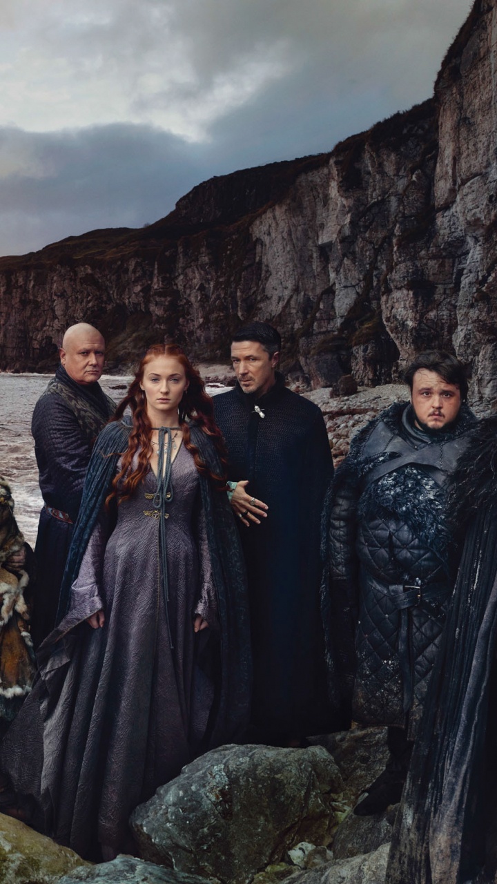 Обои Игра престолов, Санса Старк, верхняя одежда, Д Б Вайсс, телеканал HBO в разрешении 720x1280