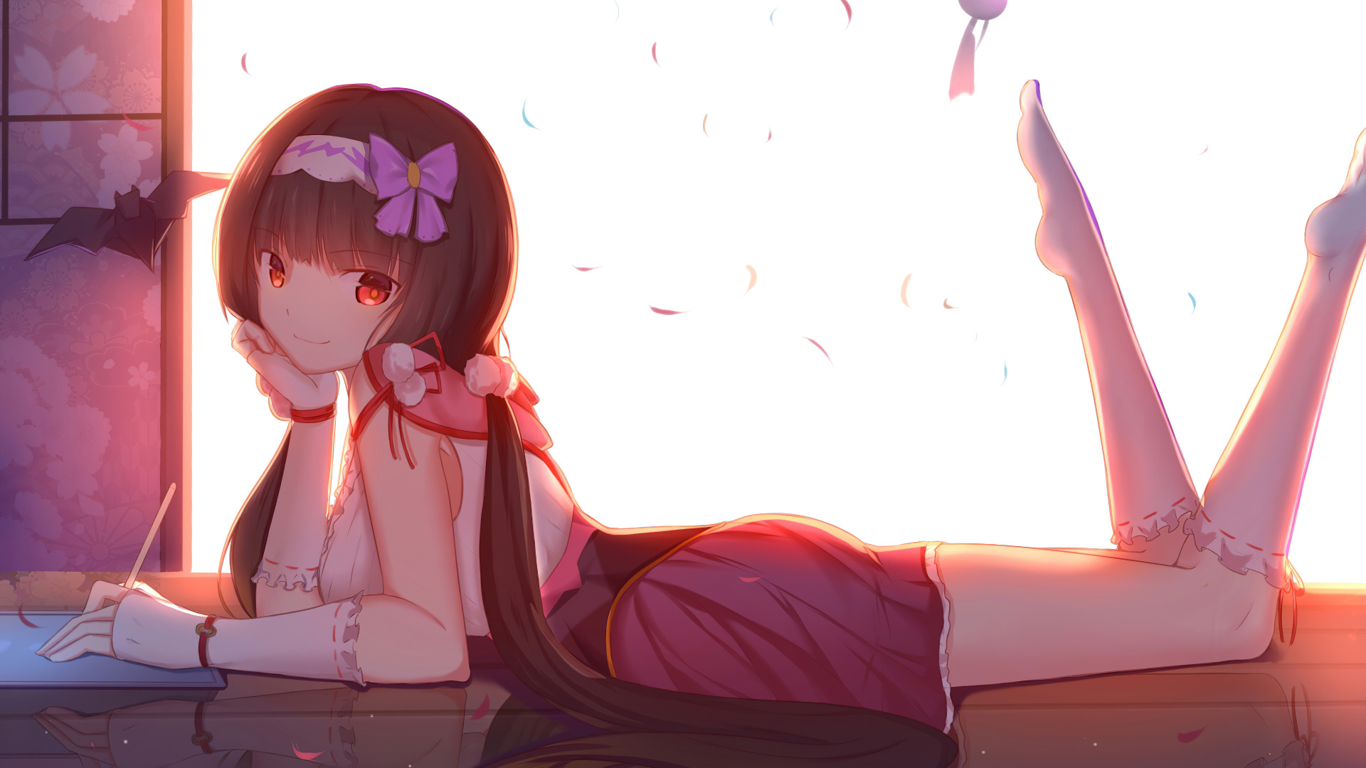 Обои судьба великий орден осакабэ, Osakabehime, нога, растение, мультфильм в разрешении 1920x1080