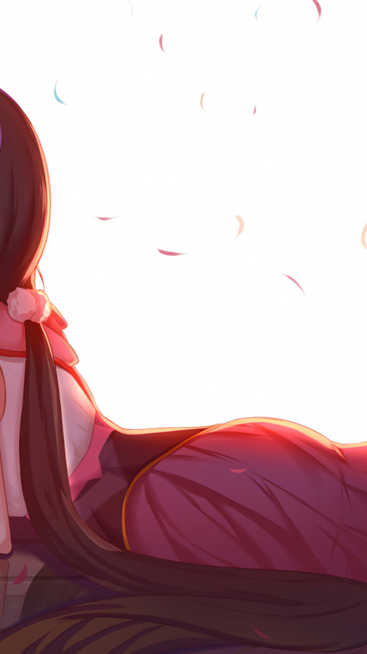 Обои судьба великий орден осакабэ, Osakabehime, нога, растение, мультфильм в разрешении 750x1334