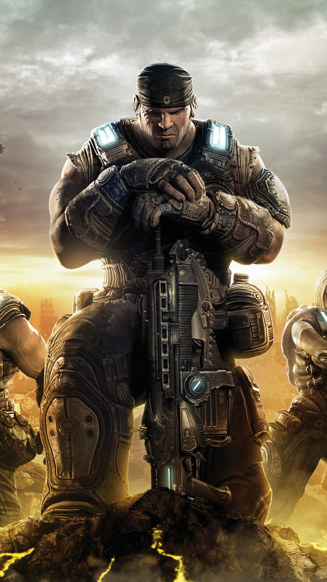 Обои gears of war, gears of war 3, gears of war 2, эпическая игра, xbox 360  на телефон Android, 1080x1920 картинки и фото бесплатно