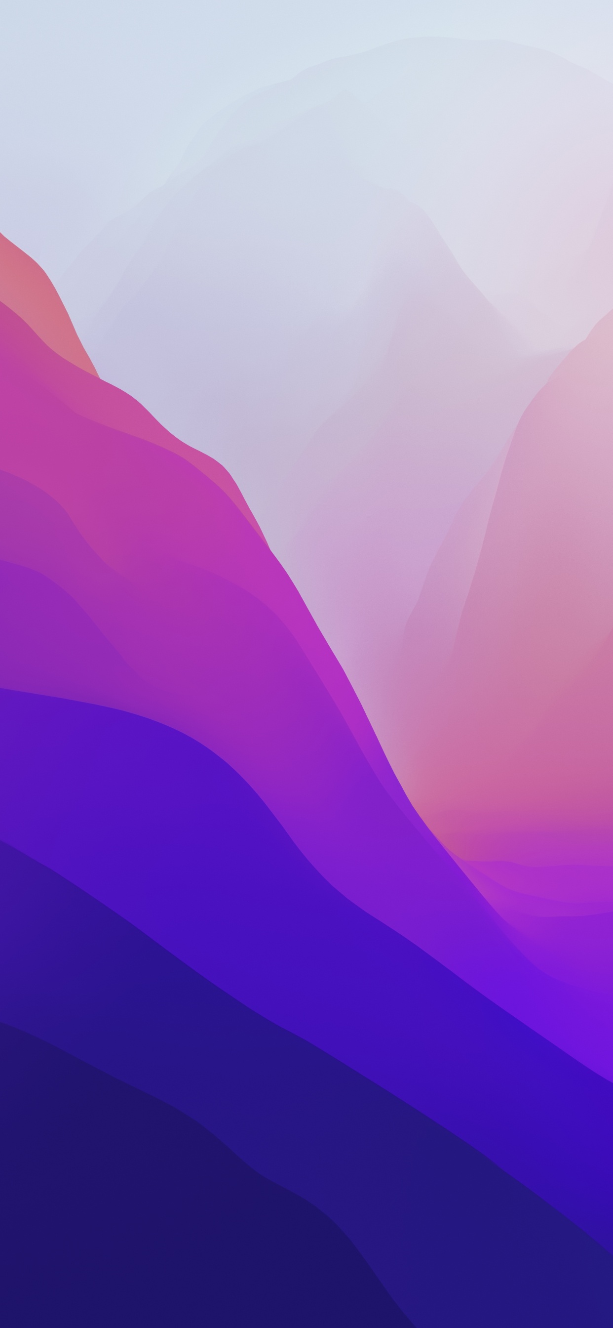 Обои macOS 12 Monterey – Official Stock Wallpaper 6K Resolution! (Light) в разрешении 1242x2688