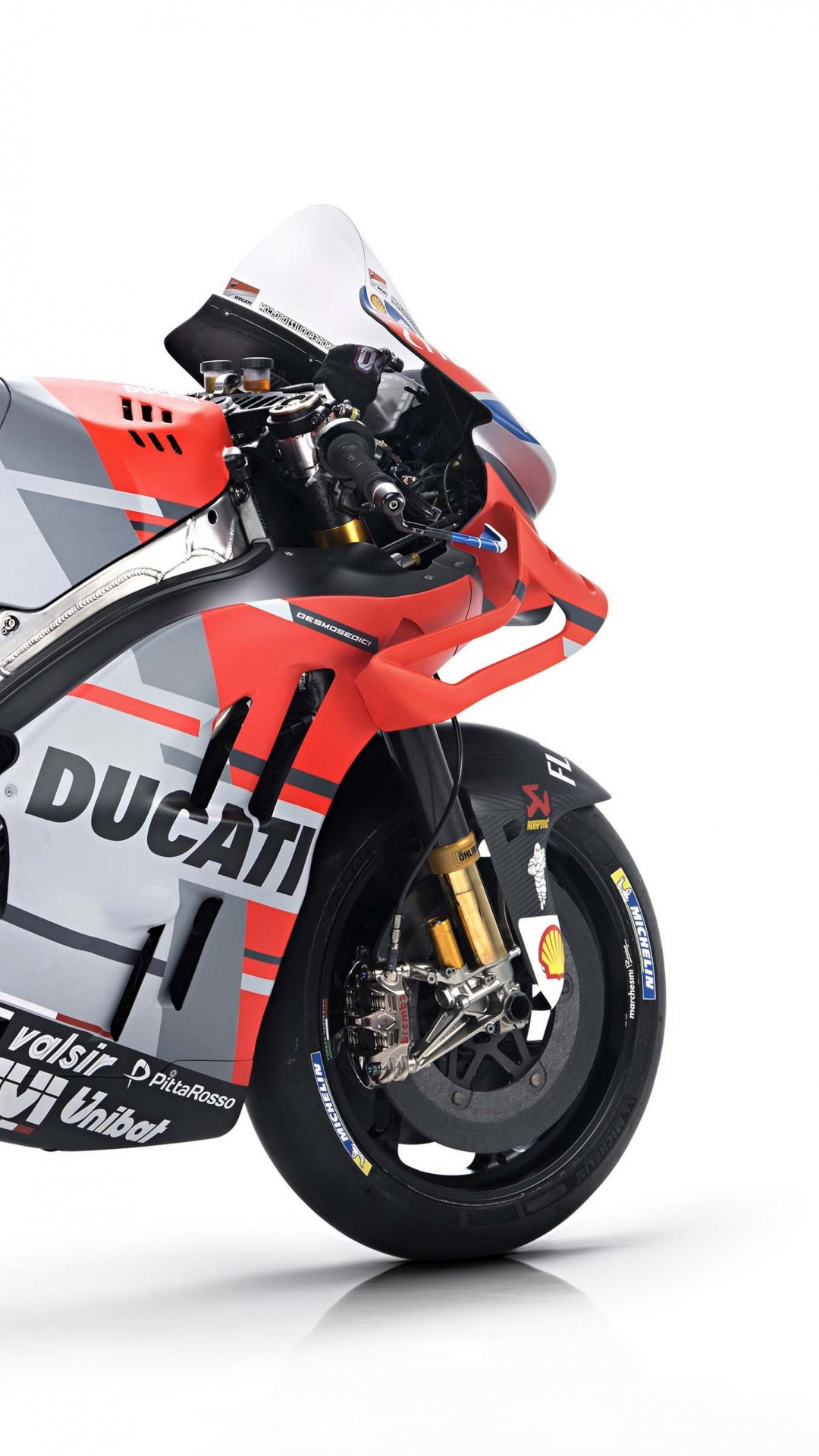 Обои дукати desmosedici, ducati, мотоцикл, велосипед, супербайк в разрешении 1080x1920