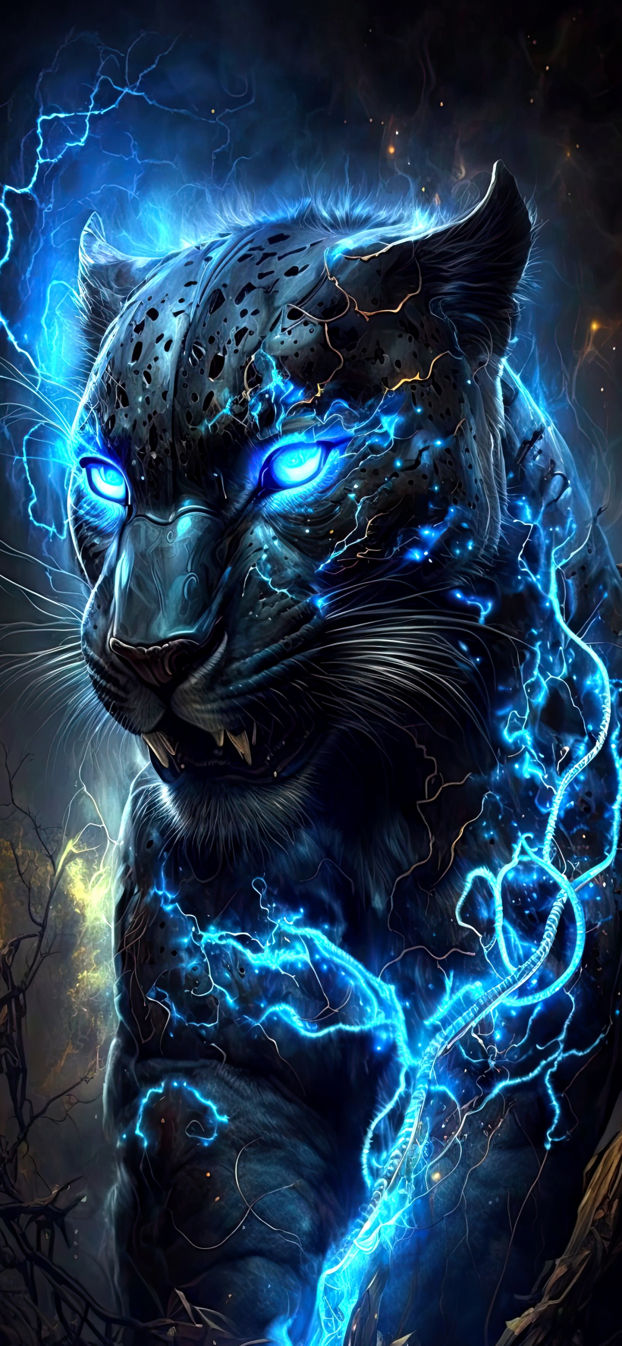 Обои масаи Лев, Лев, тигр, Ягуар, живопись в разрешении 1242x2688