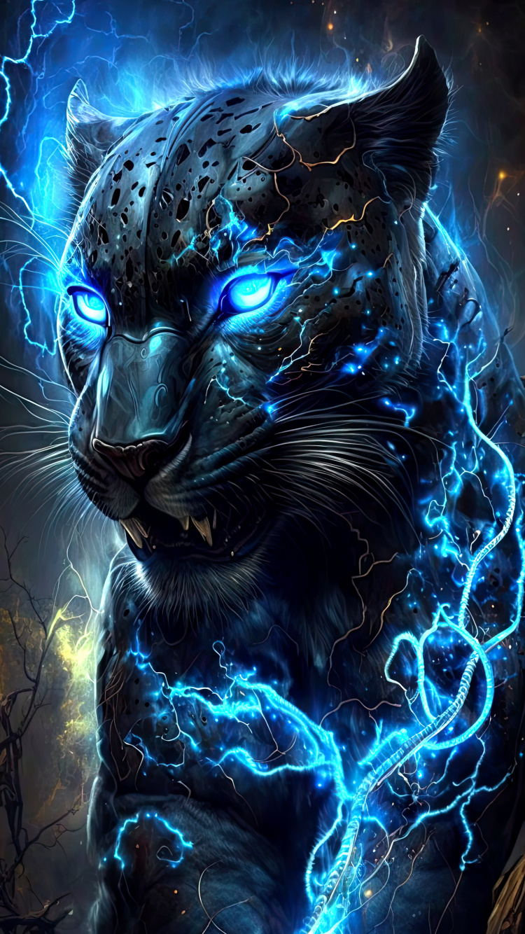 Обои масаи Лев, Лев, тигр, Ягуар, живопись в разрешении 750x1334