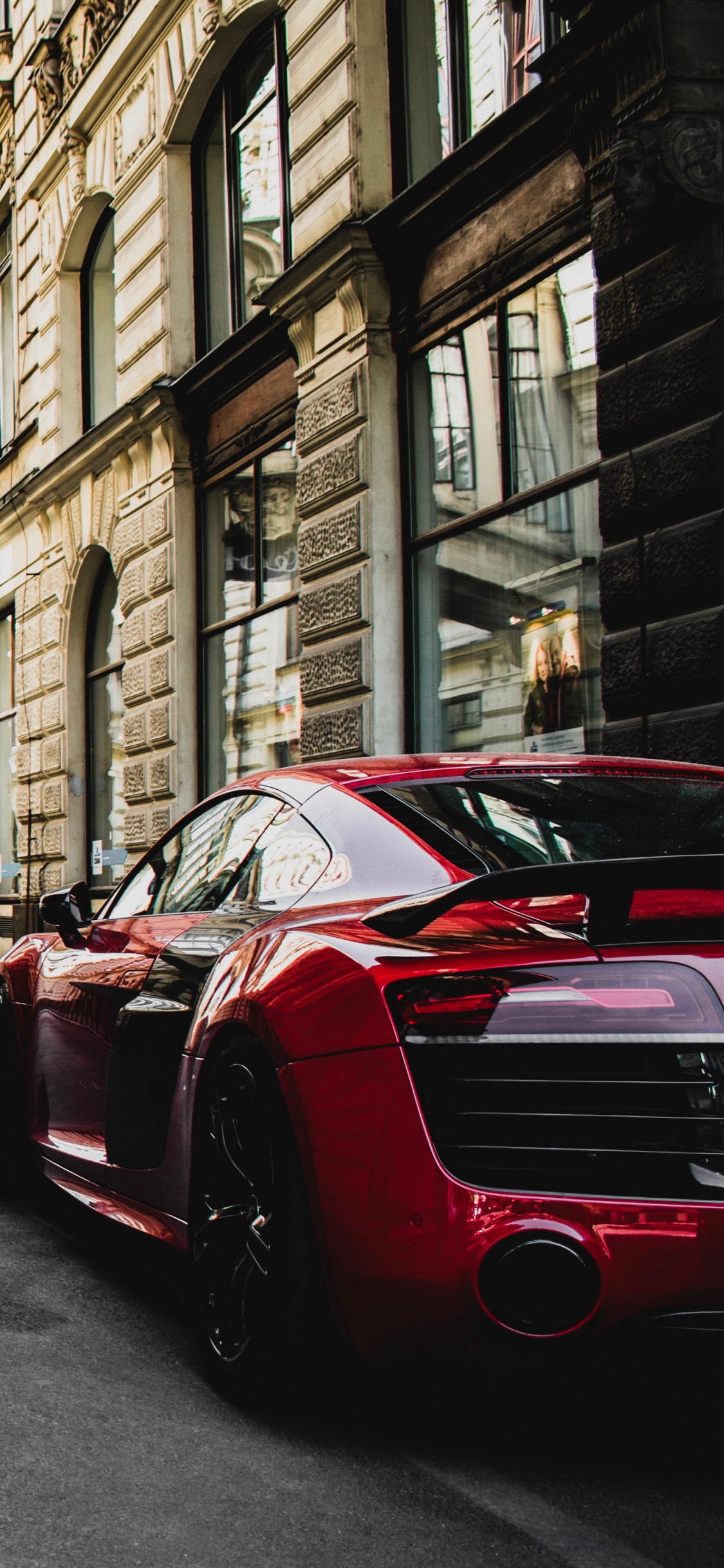 Обои Ауди R8 Спайдер, audi, Ауди Р8 2023 года, легковые автомобили, спорткар в разрешении 1125x2436