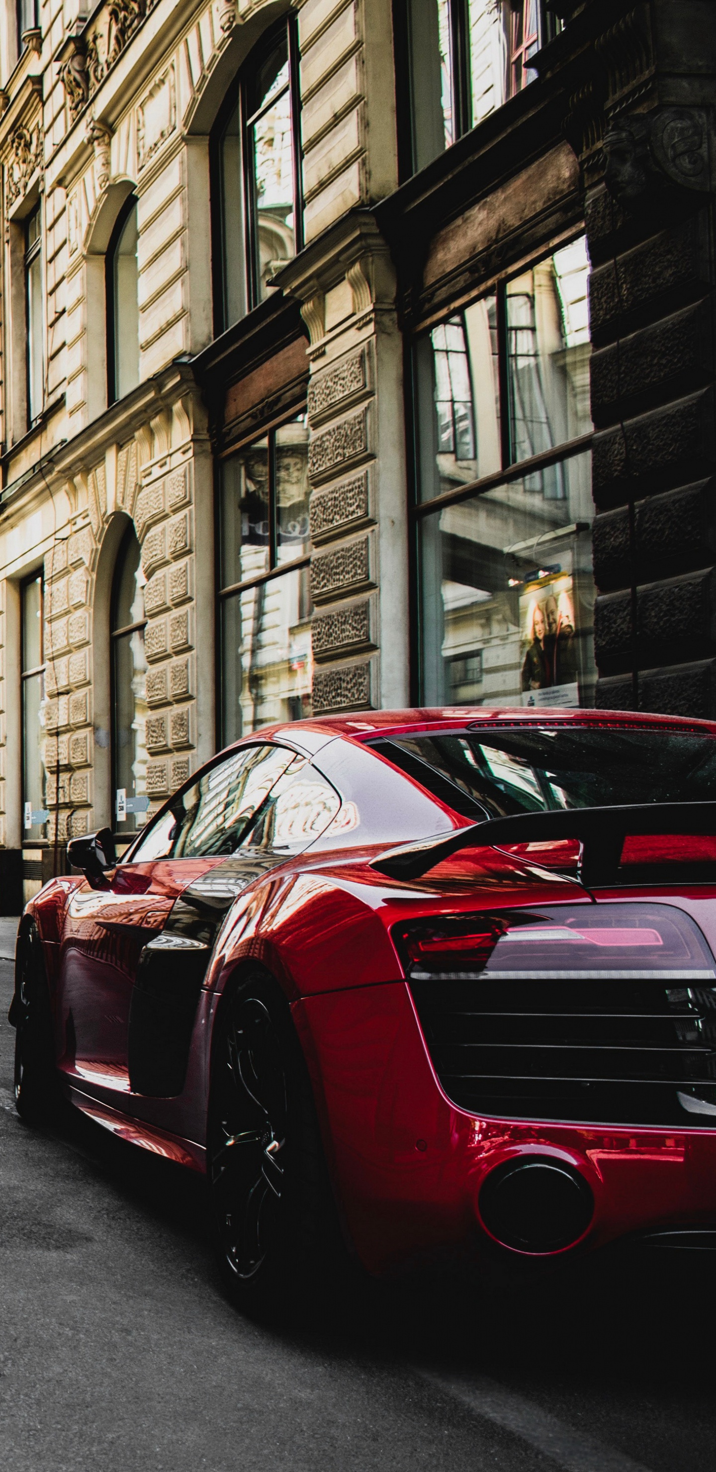 Обои Ауди R8 Спайдер, audi, Ауди Р8 2023 года, легковые автомобили, спорткар в разрешении 1440x2960