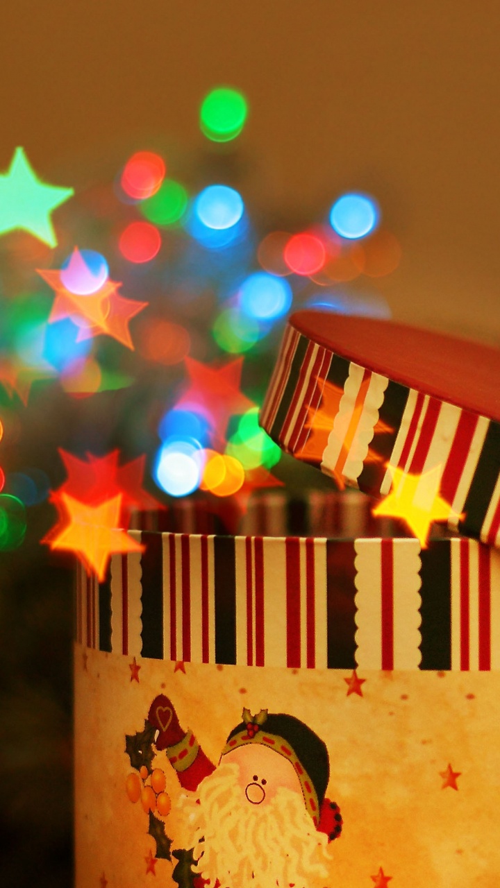 Обои Новый год, Рождественский день, Санта-Клаус, свет, Дед Мороз в разрешении 720x1280