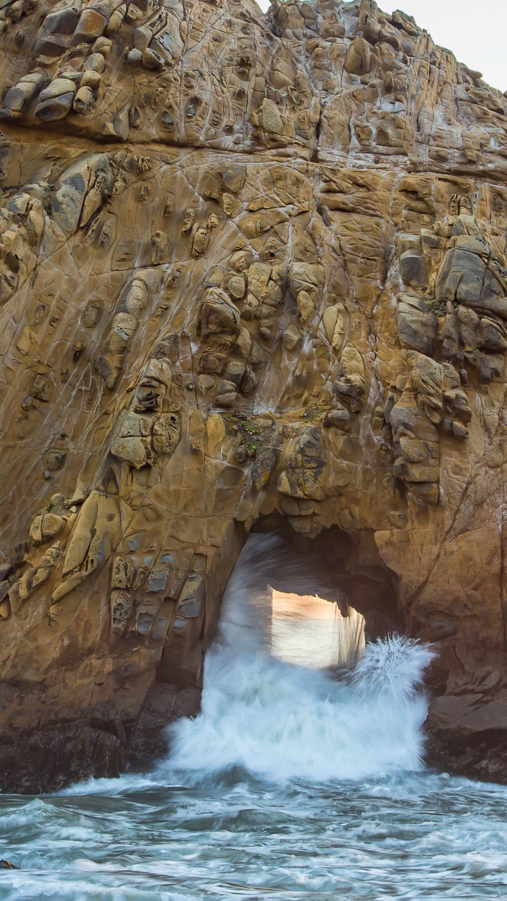 Обои Пляж Пфайффер, пляж, море, вода, гидроресурсы в разрешении 720x1280