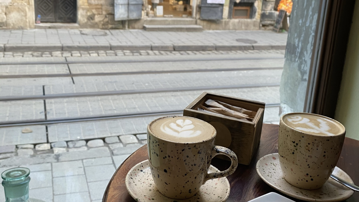 Обои таблица, serveware, кофейная чашка, посуда, Кулинария в разрешении 1366x768