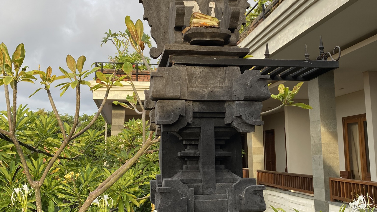 Обои Индонезия, бали, статуя, природа, растительность в разрешении 1280x720