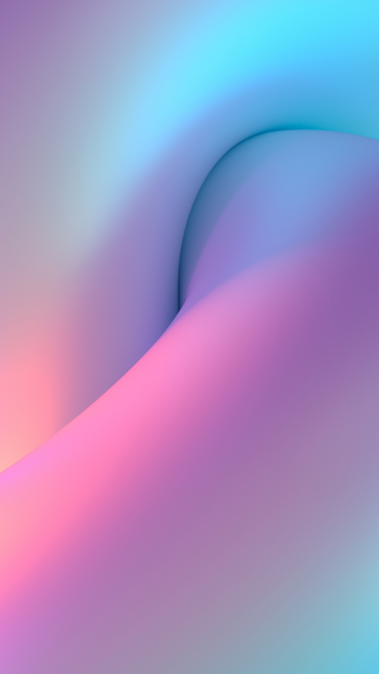 Обои красочность, лазурный, пурпур, Фиолетовый, склон в разрешении 750x1334