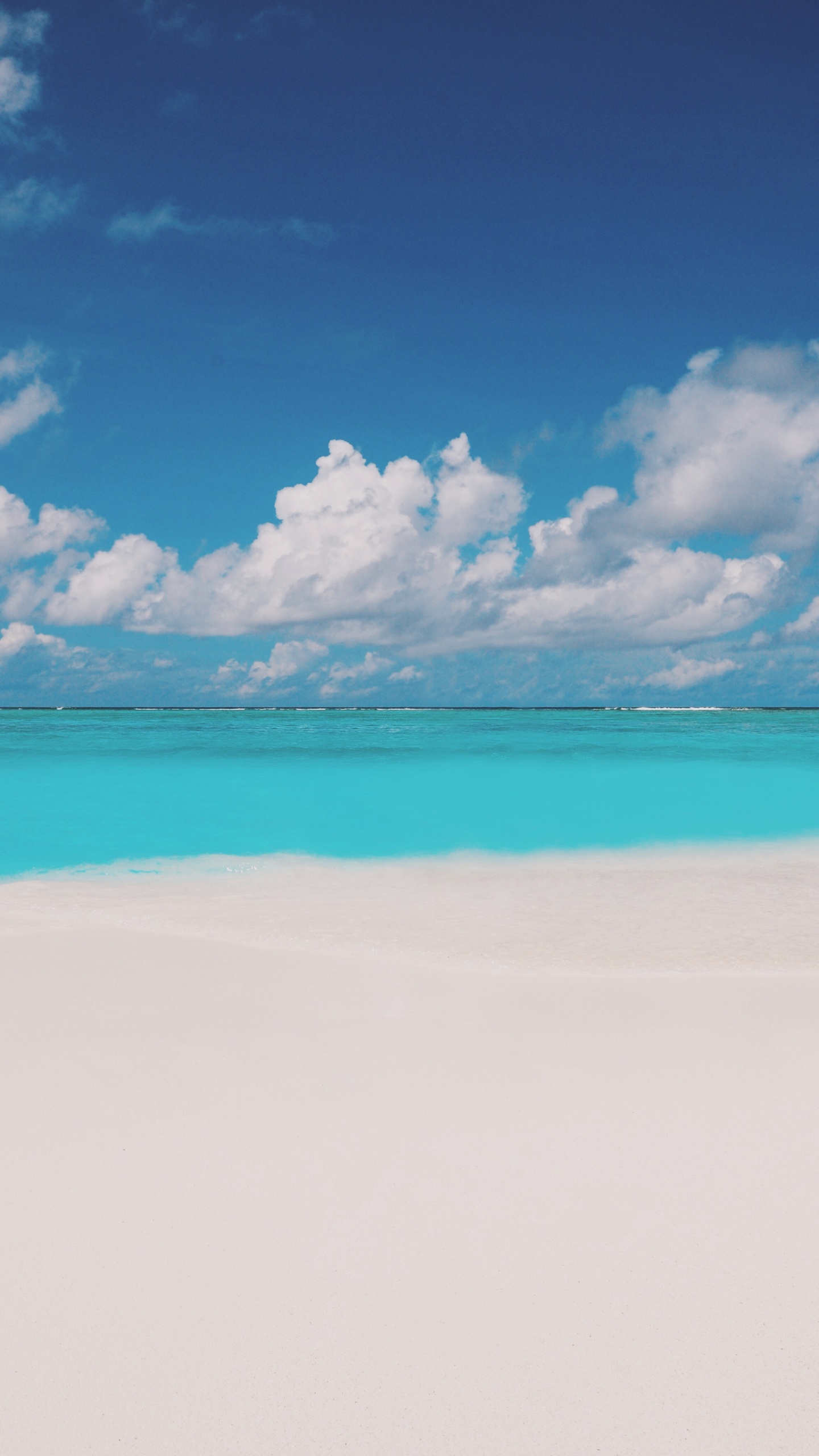 Обои пляж, побережье, синий, море, бирюза в разрешении 1440x2560