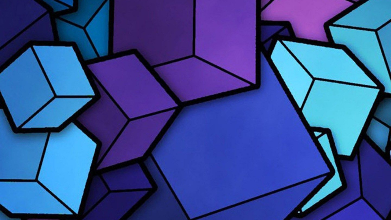 Обои андроид, синий, пурпур, Фиолетовый, узор в разрешении 1280x720